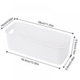 thumbnail image 2 of Plastic Storage Bins, Versatile Kitchen Pantry Organization and Storage, for Under Bed Plastic Storage Bin, Under Sink Bathroom Organizer White, 2 of 7