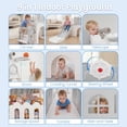 thumbnail image 3 of OLAKIDS Toddler Slide, 8 in 1 Kids Indoor Outdoor Playground with Climber Basketball Hoop Telescope Tunnel Corridor Toy Storage Steering Wheel for Boys Girls Aged 1+, 3 of 9