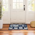 thumbnail image 3 of Yayeee Doormat for Indoor Entrance 32" x 20" Non Slippery Floor Rug, Blue Cats and Hearts, 3 of 8
