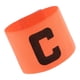 thumbnail image 4 of Brazalete de capitán fluorescente C para fútbol, ​​fútbol, ​​deportes, brazaletes ajustables Naranja1, 4 of 9