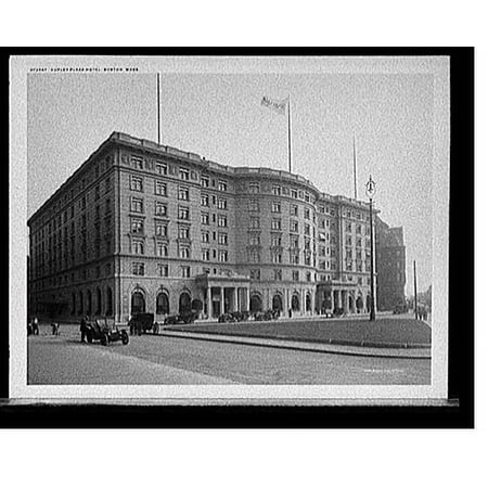 Historic Print, Copley Plaza Hotel, Boston, Mass., 18" x 24"
