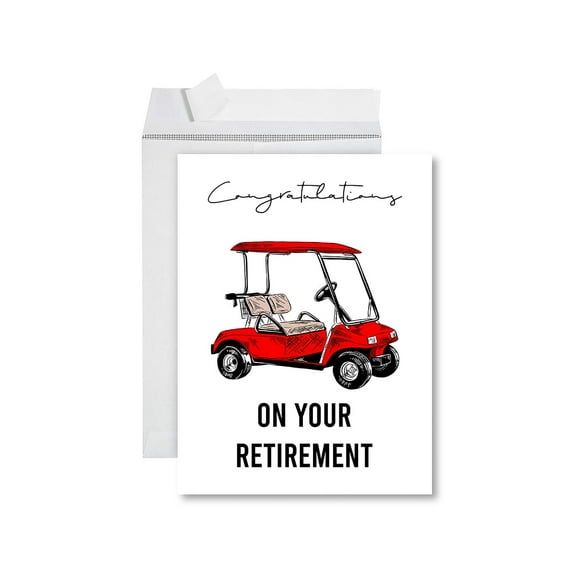 Koyal Wholesale Funny Congratulations Jumbo Card With Envelope, Congratulations on Your Retirement, Farewell Retirement