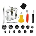 thumbnail image 1 of Juego de herramientas para prensar relojes, duradero, práctico y profesional. Kit de herramientas para reparación de relojes. 19 piezas, 1 of 8