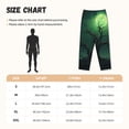 thumbnail image 6 of Haiem Green Night Sky Moon Branches Women's Pajama Pants Ultra Lightweight Pjs Bottoms Sleepwear Bottom Pants With Pocket Drawstring-Large, 6 of 7