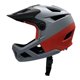 thumbnail image 2 of Casco de bicicleta de cara completa, gorra unisex transpirable, casco de bicicleta de montaña ligero rojo gris, 2 of 8