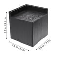 thumbnail image 2 of SKISUNO 4pcs Table Riser Square Furniture Risers Rubber Noise Reduction For Homeowners, 2 of 7
