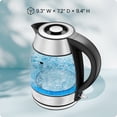 thumbnail image 7 of Chefman Electric Kettle, 1.8L 1500W with Lift-Off Removable Lid and Auto Shutoff, 7 of 7