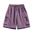 thumbnail image 4 of Birdeem Mens Shorts Mens Summer Casual and Comfortable Drawstring Pocket Elastic Waist Shorts, 4 of 9