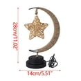 thumbnail image 3 of RBCKVXZ LED Decorative Lamp Hand Wound Rope Copper Wire Lamp Cane Star Shaped Lamp Iron Lamp, Patio & Garden Decor, 3 of 5