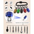thumbnail image 2 of LLC Steel Material 1/4 Inch Hex Shank Screwdriver Bits Holder Extension Bar - 5pcs Set, 2 of 5