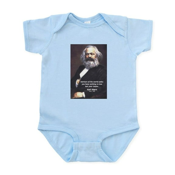 CafePress - Union Of Workers: Marx Infant Creeper - Baby Light Bodysuit, Size Newborn - 24 Months