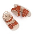 thumbnail image 2 of Aayomet Baby Shoes Fashion Soft Soled Toddler Shoes Breathable Hollow Baby Sandals Natives Shoes Kids,Brown 6, 2 of 5