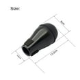 thumbnail image 2 of WHAMVOX 1Pc Tenor Trombone Muffler Plastic Mute Black Lightweight Durable Music Instrument Part, 2 of 8