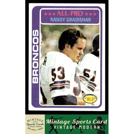1978 Topps Denver Broncos Randy Gradishar #480 Football Card