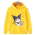 thumbnail image 3 of Sudadera con capucha de Hello Kitty Kuromi para niños de 3 a 14 años, sudadera kawaii para niños y niñas, jersey deportivo para exteriores para niños, 3 of 4