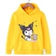 thumbnail image 5 of Sudadera casual de calle kawaii con dibujos animados de Hello Kitty Kuromi para niños y niñas de 3 a 14 años, sudadera con capucha deportiva para exteriores para niños, 5 of 5