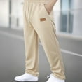 thumbnail image 2 of YLSDY Mens Bevawear Sports Pants Drawstring Unisex Quick Dry Comyfit Stretch Pants, Lightweight Active Deniluxe Pants Khaki XXL, 2 of 9