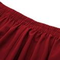 thumbnail image 6 of yueewhu Women's Vintage High Waist Pleated Midi A-Line Skirt with Pockets (Red, XL), 6 of 7