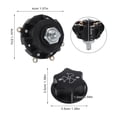 thumbnail image 2 of Luxshiny Control De Velocidad Con Interruptor Giratorio Para Ventiladores Y Extractores Negros, 2 of 6