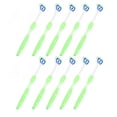 thumbnail image 4 of 10 raspadores de lengua de silicona, diseño ergonómico, para refrescar el aliento, elimina la placa dental y limpia la lengua y la boca, color verde., 4 of 14