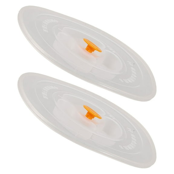 Reusable Food Bowl Covers for Kitchen Use Silicone and Plastic Leakproof Design Easy to Clean Transparent