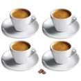 thumbnail image 2 of Cusinox White Porcelain Espresso Cup Sets for Espresso Coffee, 2 Oz, 2 of 3