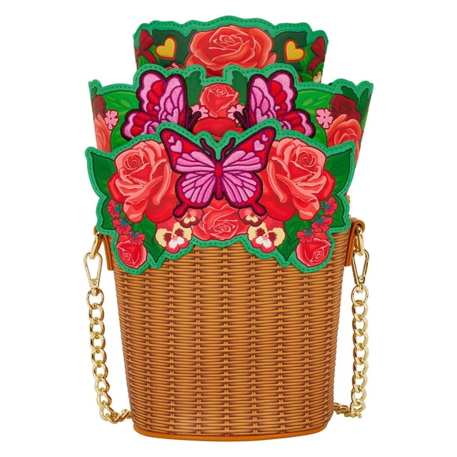 Bolso bandolera Loungefly Flower Basket 16 x 27 x 9 cm