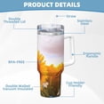 thumbnail image 5 of Vsdgher butterflies flying near sunflower in field Pattern 40 oz Tumbler with Handle and Straw Lid | Insulated Cup Reusable Stainless Steel Water Bottle Travel Mug | Gifts for Women Men Him Her, 5 of 8