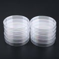 30 Pack 60 X 15 Mm Plastic Petri Dishes With Lids, Petri Dish, Deep