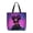 African American Cyberpunk Women, variant on Stylish Black Woman Tote Bag, Afro Queen Large Capacity Zippered Reusable Bag, Black Women Magic Handbags for Work Travel Shopping Grocery