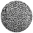 thumbnail image 3 of Leopard Print Pattern Floral Medallion Round Rug - Small Round Area Rug, Soft Non-Slip Machine Washable Bedroom Mat Indoor Accent Entry Carpet for Office Desk Dorm Hallway, 3 of 6