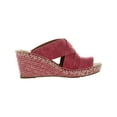 thumbnail image 2 of Gentle Souls Womens CHARLI WOVEN STRAPS Leather Slip On Wedge Sandals, 2 of 3