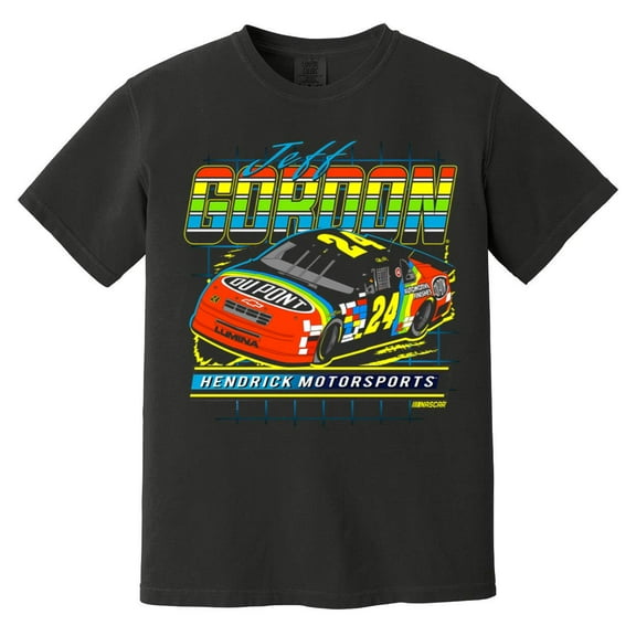 Vintage 90s NASCAR 24 Dupont Racing Two Sided Graphic Comfort Color T-Shirt