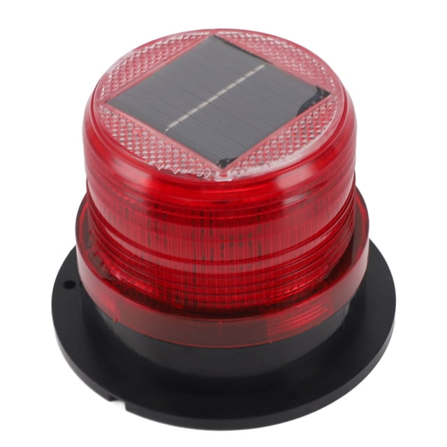 Flashing Light, Solar Powered Waterproof LED Warning Light For Snow Removal Car Red,Yellow,Blue,Green,White,Reddish Blue