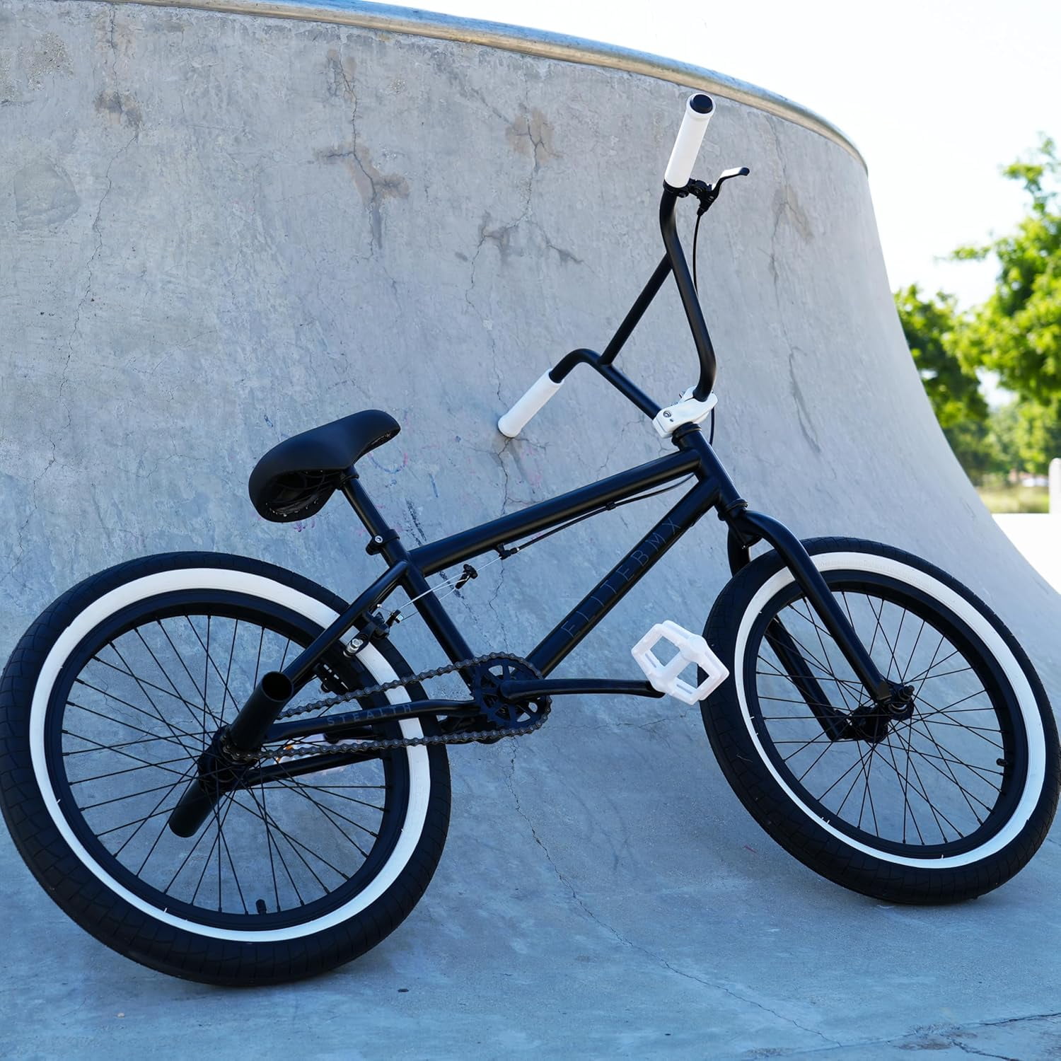 elite 20 bmx bicycle the stealth freestyle bike new 2019 - 9 gearing and low profile 06061 rims wrapped in street 2.5 tires. Elite BMX, Bicycle, 20‚Äù Freestyle