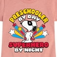thumbnail image 3 of Peanuts - Preschooler By Day - Toddler And Youth Girls Short Sleeve Graphic T-Shirt, 3 of 6