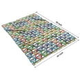thumbnail image 4 of Colorful Skull Pattern Blanket,Comfortable Soft Lamb Wool Throw Blanket,All Season,Warm Lightweight Blankets for Sofa Bed Couch Living Room Chair,40"x50", 4 of 4