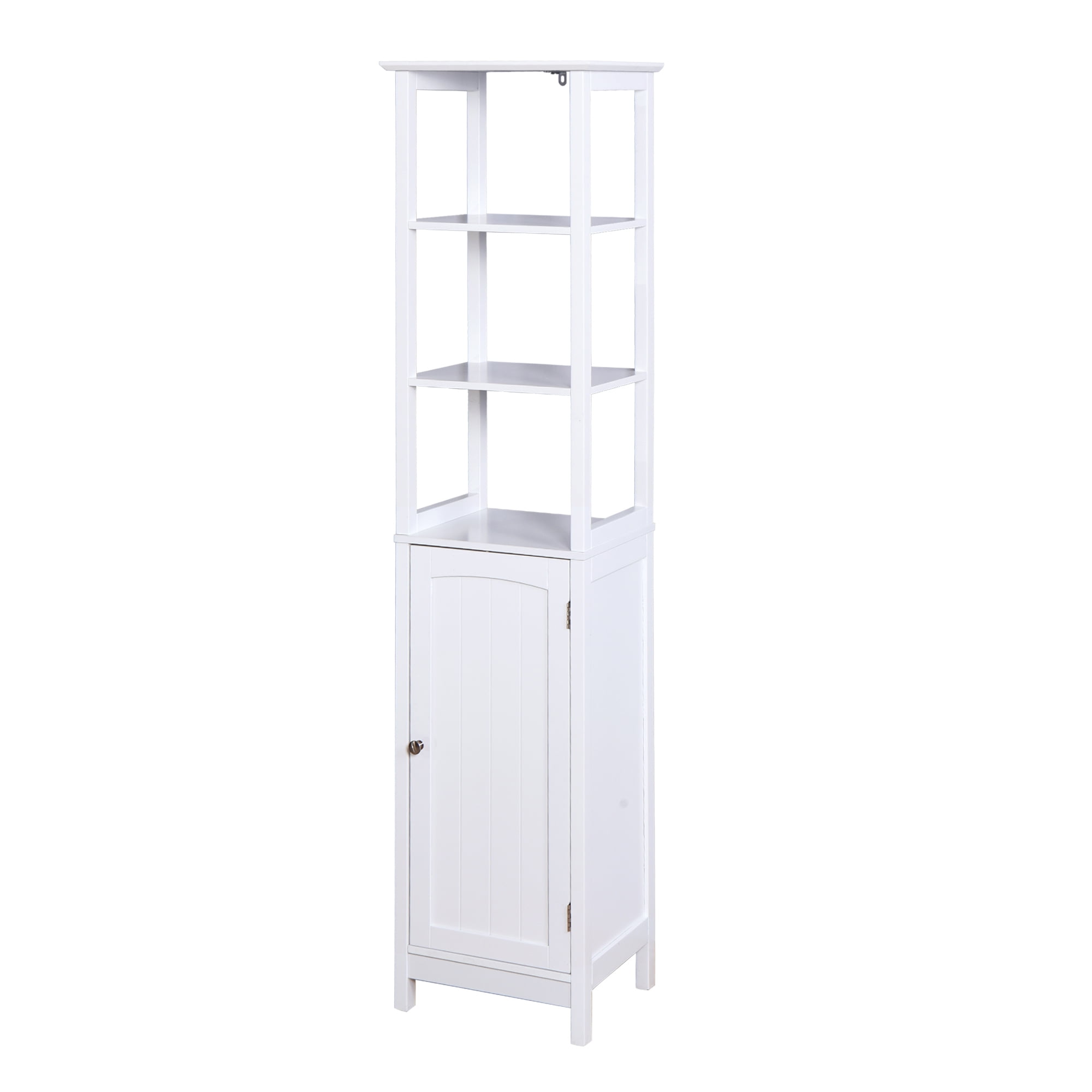 Kepooman Floor Standing Tall Bathroom Storage Modern