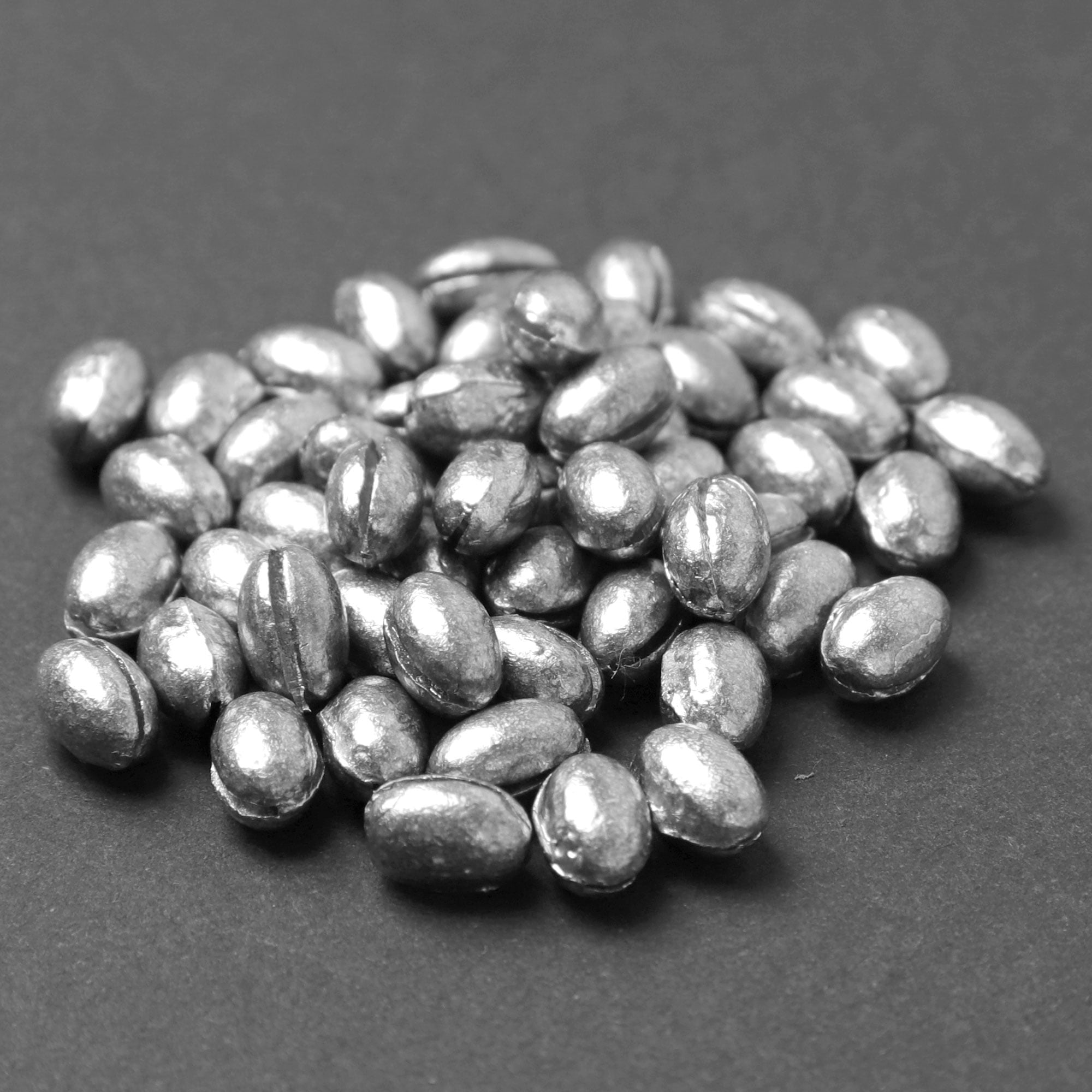 Unique Bargains 50Pcs Oval Shape Fishing Weights Split Shots Sinkers