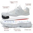 thumbnail image 3 of OwnShoe Steel Toe Safety Shoes for Women Lightweight Work Sneakers Breathable Non-Slip Industrial Work Shoes, 3 of 9