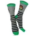 thumbnail image 5 of TeeHee Crazy Fun Novelty Casual Crew Socks for Unisex Adult 3-Pack (9-11, Little Girls on Stripes), 5 of 5