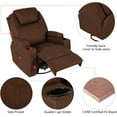 Danrelax Massage Recliner Chair Heated Rocker Recliner Living Room