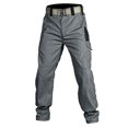 thumbnail image 7 of YYDGH Men's Ripstop Cargo Pants Lightweight Cotton Outdoor Hiking Pants with Multi Pockets Casual Loose Fit Work Trousers, 7 of 7