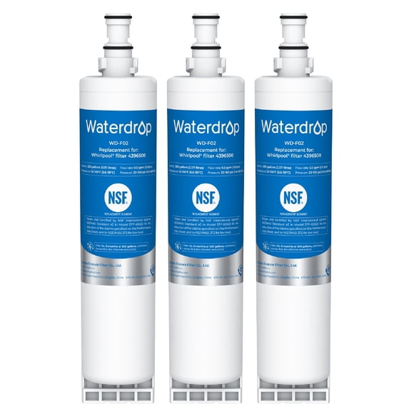 Waterdrop 4396508 Remplacement pour Filtre Everydrop&Acirc;&reg; 5, EDR5RXD1, Whirlpool&Acirc;&reg; WF-NLC240V, 4396510, NLC240V, PNL240V, 43