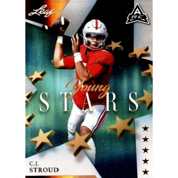 NFL 2021 Young Stars C.J. Stroud Bronze Trading Card YS-09 (Leaf)