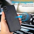 thumbnail image 3 of Funda tipo cartera de PU con tapa para iPhone X/XS, estilo empresarial, con cordón, ranuras para tarjetas, función atril, compatible con carga magnética, a prueba de caídas, protección total., 3 of 5