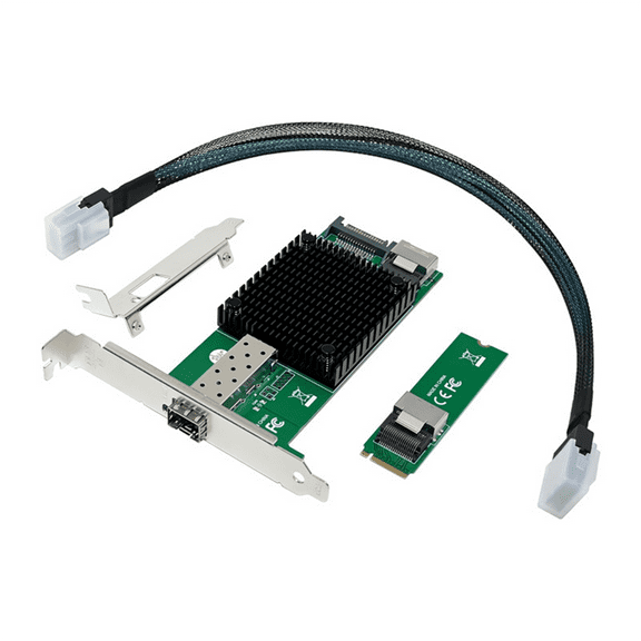 M.2 10G Server Network Card M X520-DA1 SFP  Fiber Optic Industrial Computer JL82599EN Chip
