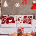 thumbnail image 2 of Fundas de almohada navideñas - Decoraciones navideñas Fundas de almohada - Fundas de almohada festivas Decoración navideña - Funda de almohada Decoración navideña de invierno, 2 of 5