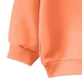 thumbnail image 5 of Karoyedx Toddler Boy Outfits Baby Boy Spring Clothes Set Long Sleeve Letter Print Sweatshirt Pants Toddler Infant Outfits Orange Size,3-4 Years, 5 of 5