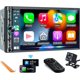 thumbnail image 1 of Estéreo inalámbrico para coche de doble DIN SJOYBRING con Carplay y Android, 1 of 7